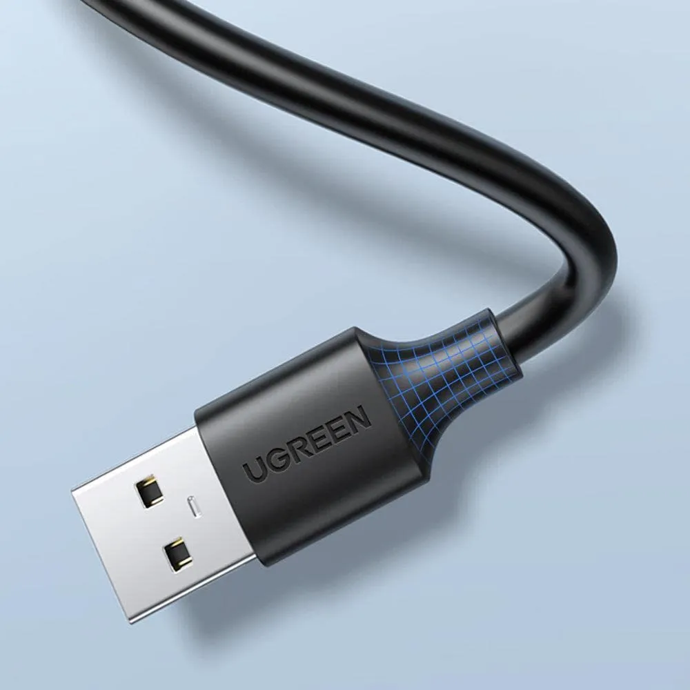 EXTENSION USB 2.0 MACHO A HEMBRA TIPO A*2M DE CABLE COLOR NEGRO*ESTANDAR DE TRANSFERENCIA DE DATOS DE ALTA VELOCIDAD 480MB/s*28/24 AWG NUCLEO DE COBRE ESTAÑADO