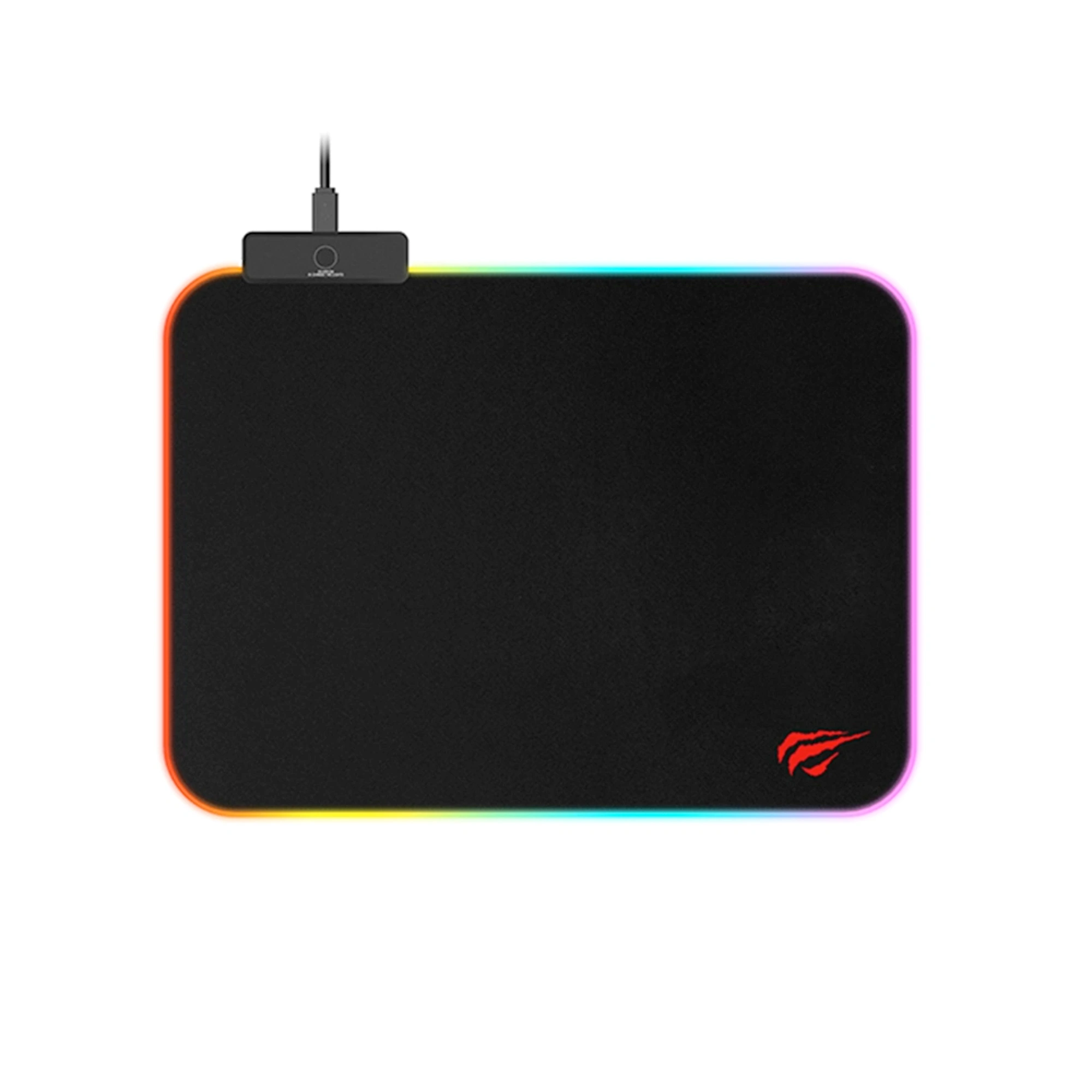 MOUSE PAD GAMING MP901*10 GRUPOS DE ILUMINACION RGB*SUPERFICIE DE TELA/MALLA FINA*BASE DE GOMA ANTIDESLIZANTE*COMPATIBLE W7/8/10/LINUX/MAC*