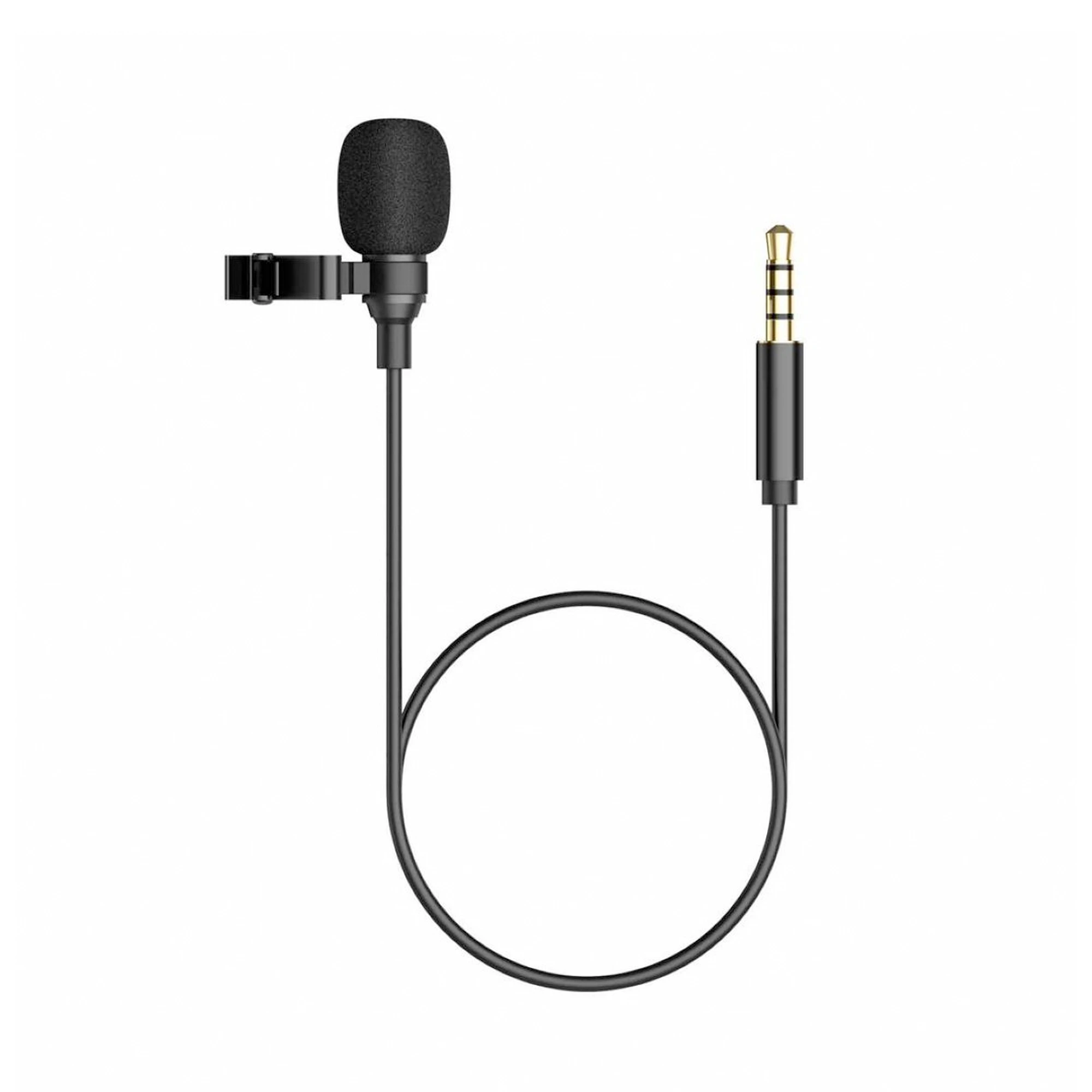 MICROFONO PORTATIL CON CLIP*"3.5mm port
Sensitivity:42DB±3   
Type of microphone: capacitive
Polar pattern:Omnidirectional  
Cable length:1.5m"