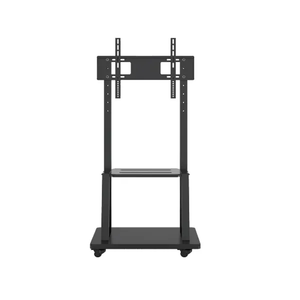 RACK PEDESTAL PARA TV DE 37"-65"*PATRÓN DE MONTAJE 600MM X 400 MM (MAX)CARGA MÁXIMA:75 KG (165 LBS)ALTURA:210 CM (83")RANGO DE INCLINACIÓN 15°*ALTURA REGULABLE