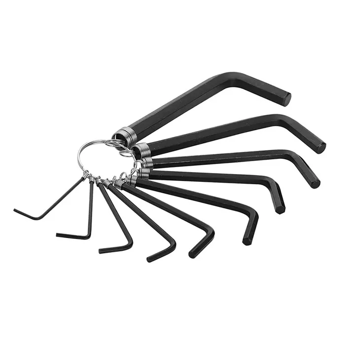 SET DE 10 LLAVES ALLEN - 1.5 / 2 / 2.5 / 3 / 4 / 5 / 5.5 / 6 / 8 / 10MM