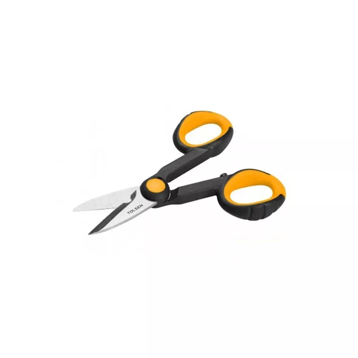 TIJERA PARA ELECTRICO 5.5"-140MM  - CUCHILLA DE ACERO INOXIDABLE, DISEÑADO PARA APLICACIONES ELECTRICAS Y DE TELECOMUNICACIONES