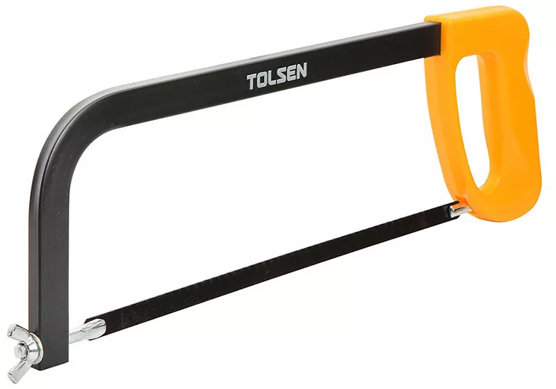 SERRUCO DE MARCO - MATERIAL DE TUBO DE ACERO, MANGO DE PLASTICO, TAMAÑO: 300 MM / 12", INCLUYE 1PCS HOJA DE SIERRA