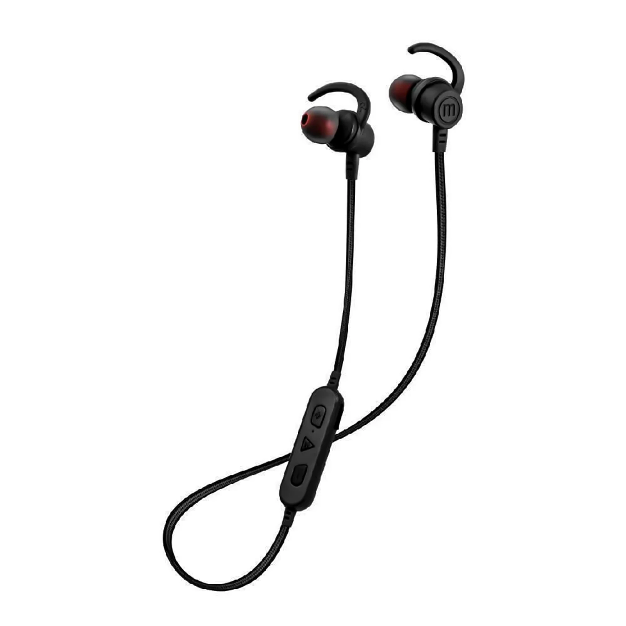 AURICULARES INALAMBRICOS NEGRO*SISTEMA DE ALAS PARA MEJOR SOPORTE EN EL OIDO*AUTONOMIA DE 2Hrs*ALCANCE BT 10m*BOTONES MULTIMEDIA*MANOS LIBRES*SONIDO DE ALTA CAL