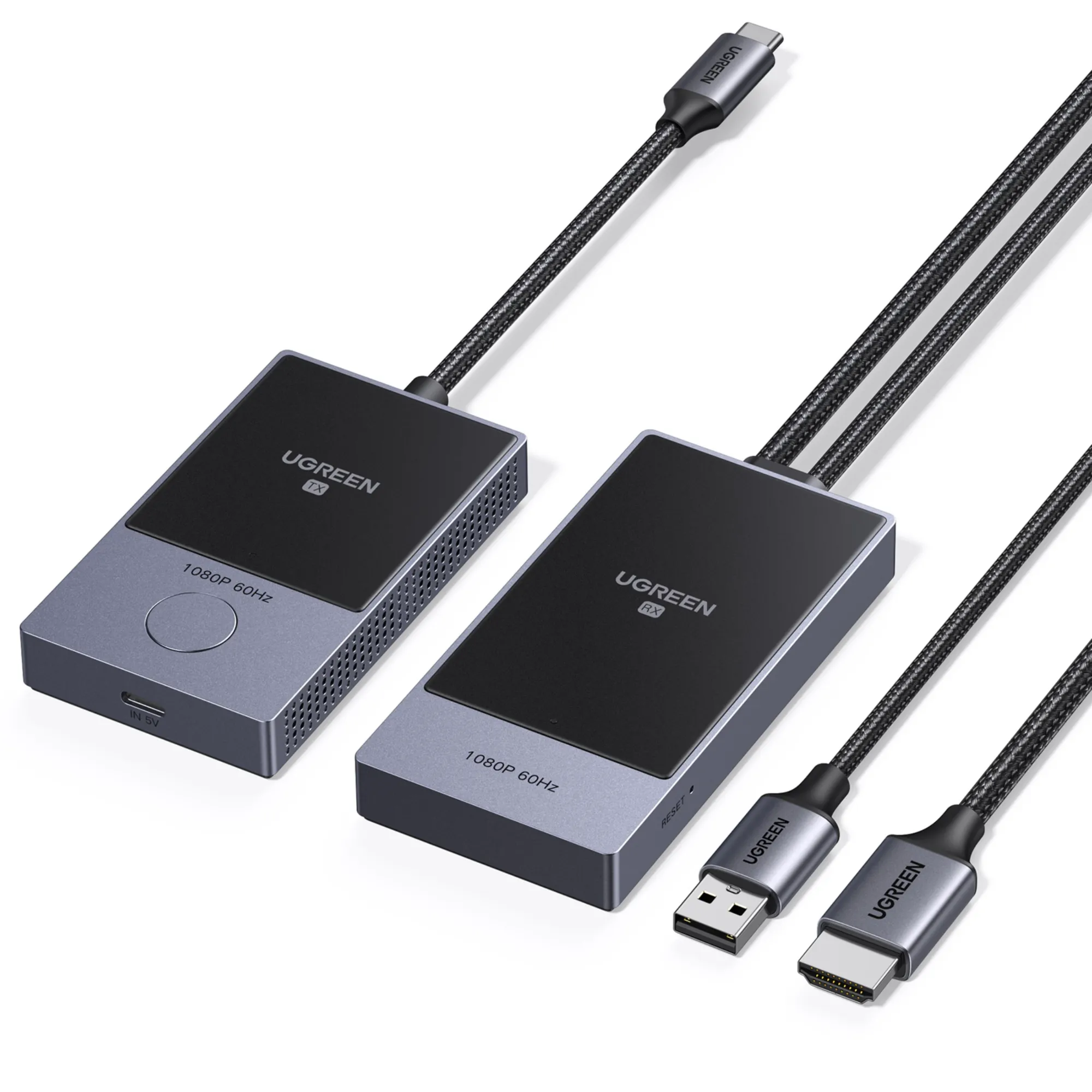 EXTENSOR HDMI INALAMBRICO 30M*SOPORTA 1080P 60Hz*FRECUENCIA 5G