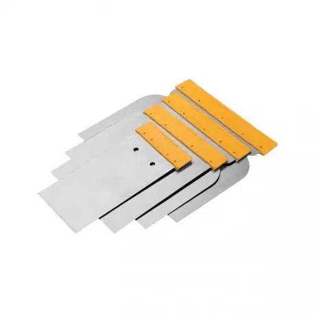 SET DE 4 RASPADORES DE PARED - MEDIDAS 50,80, 100, 120MM
