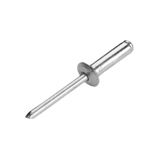 REMACHE CIEGO DE EXTREMO ABIERTO DE ALUMINIO 4X10 MM - VIENE BOLSA DE 50 UNIDADES