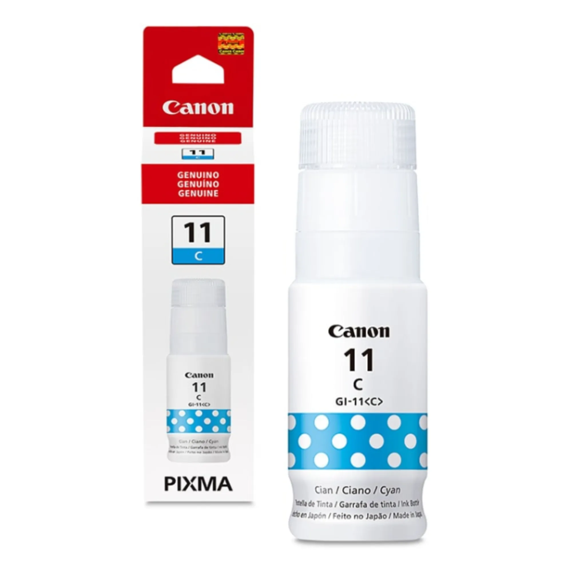 TINTA GI-11 CANON COLOR CYAN*BOTELLA DE 70ml*COMPATIBLE CON PIXMA G2160