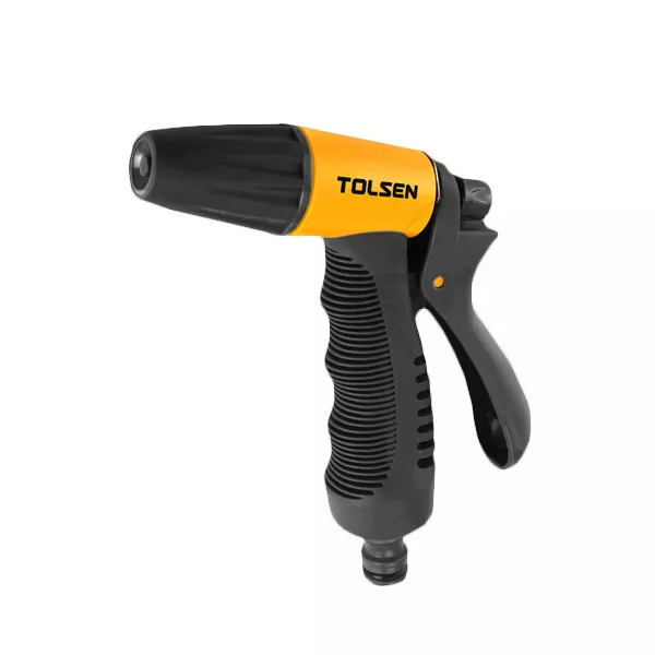 PISTOLA DE RIEGO PARA MANGUERA  AJUSTABLE, CON MANGO ERGONOMICO