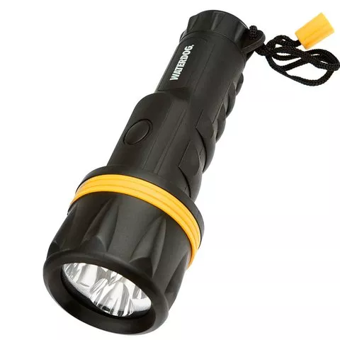 LINTERNA 3 LED - VOLTAJE 3V, BATERIA 2XAA, RANGO 10M, TIEMPO DE TRABAJO 16 HORAS