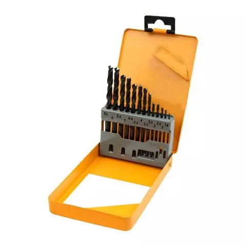 SET DE BROCAS 13 UNID PARA METAL - MEDIDAS 1.5, 2. 2.5, 3, 3.5, 4, 4.5, 5, 5.5, 6, 6.5.