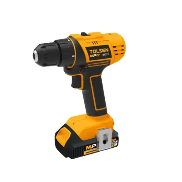 TALADRO INALAMBRICO CC 20V - VELOCIDAD SIN CARGA 0-400/0-1400MIN, PAR MAX 35Nm, INTERRUPTOR: ADELANTE Y REVERSA, CARGADOR CA 100-240V