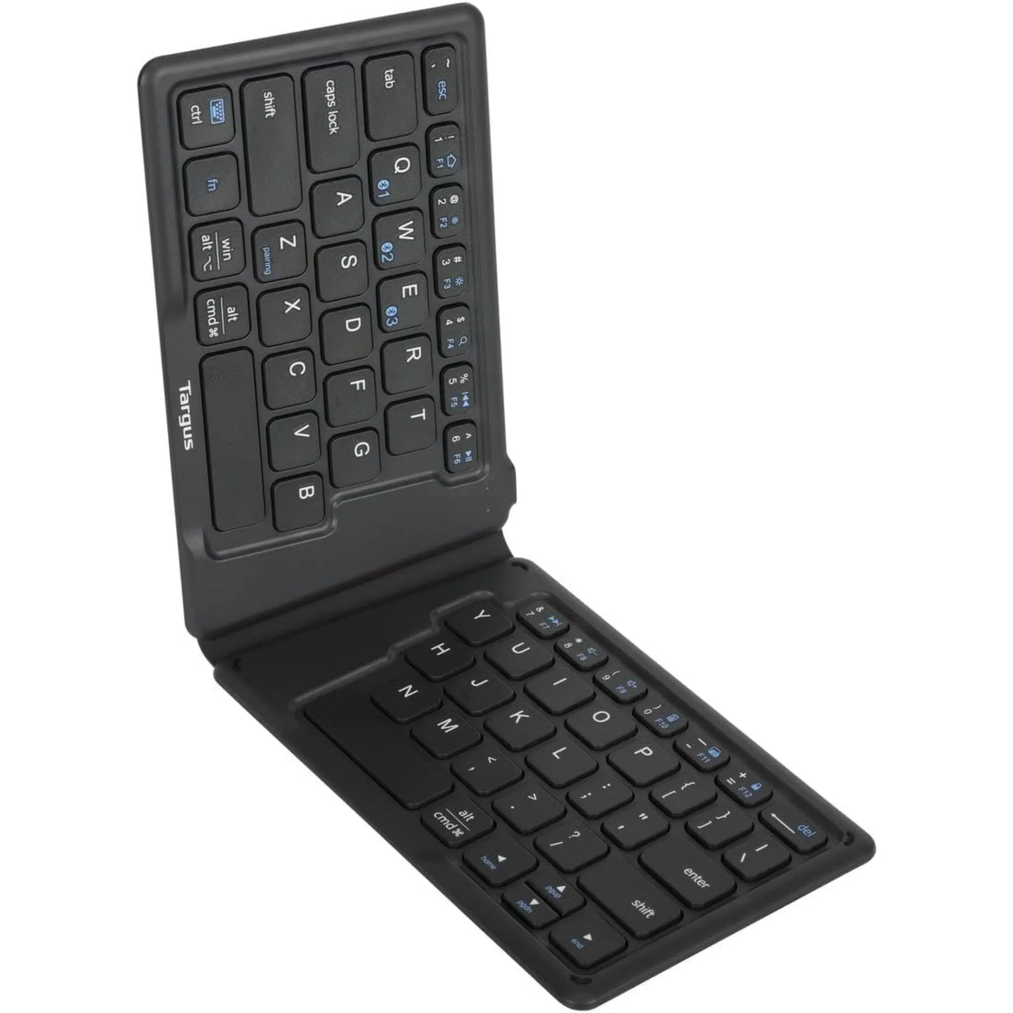 TECLADO ERGONOMICO PLEGABLE ESP*DISEÑO ULTRACOMPACTO DEL TAMAÑO DE UN SMARTPHONE*COMPATIBLE WIN/ANDROID/iOS/iPadOS*CONECTIVIDAD BLUETOOTH HASTA 3 DISPOSITIVOS