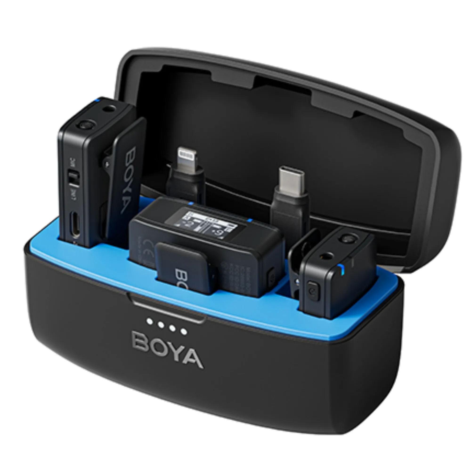 MICROFONO INALAMBRICO TODO EN UNO*BOTON DE GRABACION (REC) INTEGRADO*ALCANCE 300MTS*CONTROL DE CANCELACION DE RUIDO 48kHz/ 24bit HD*8GB DE MEMORIA INTERNA*