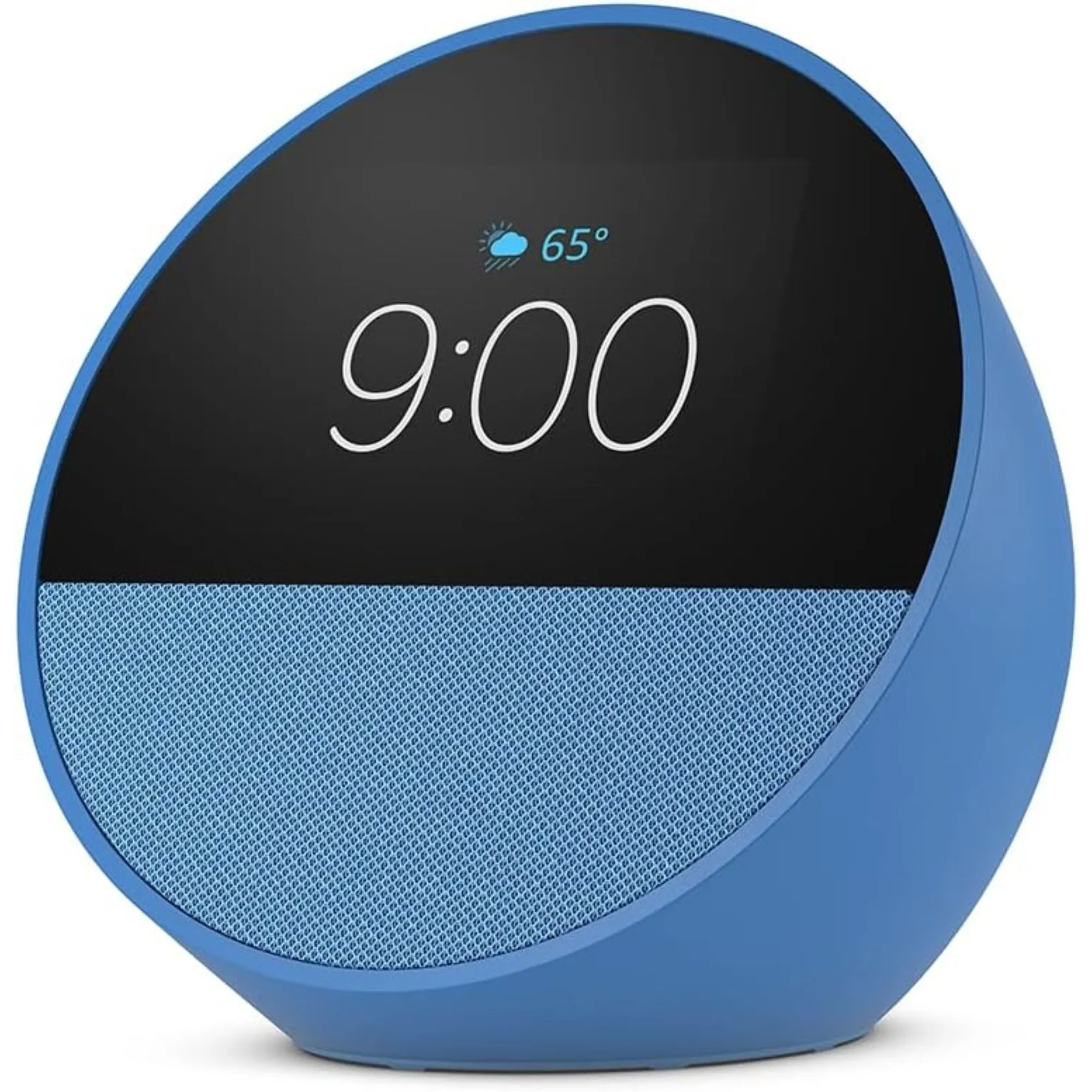 AMAZON ALEXA ECHO SPOT 2024 AZUL OCEANO*SONIDO VIBRANTE CON PARLANTE DE PROYECCION FRONTAL DE 1,73"*PANTALLA 2,83" 320X240*MANOS LIBRES*DETECCION DE MOV*3 BO