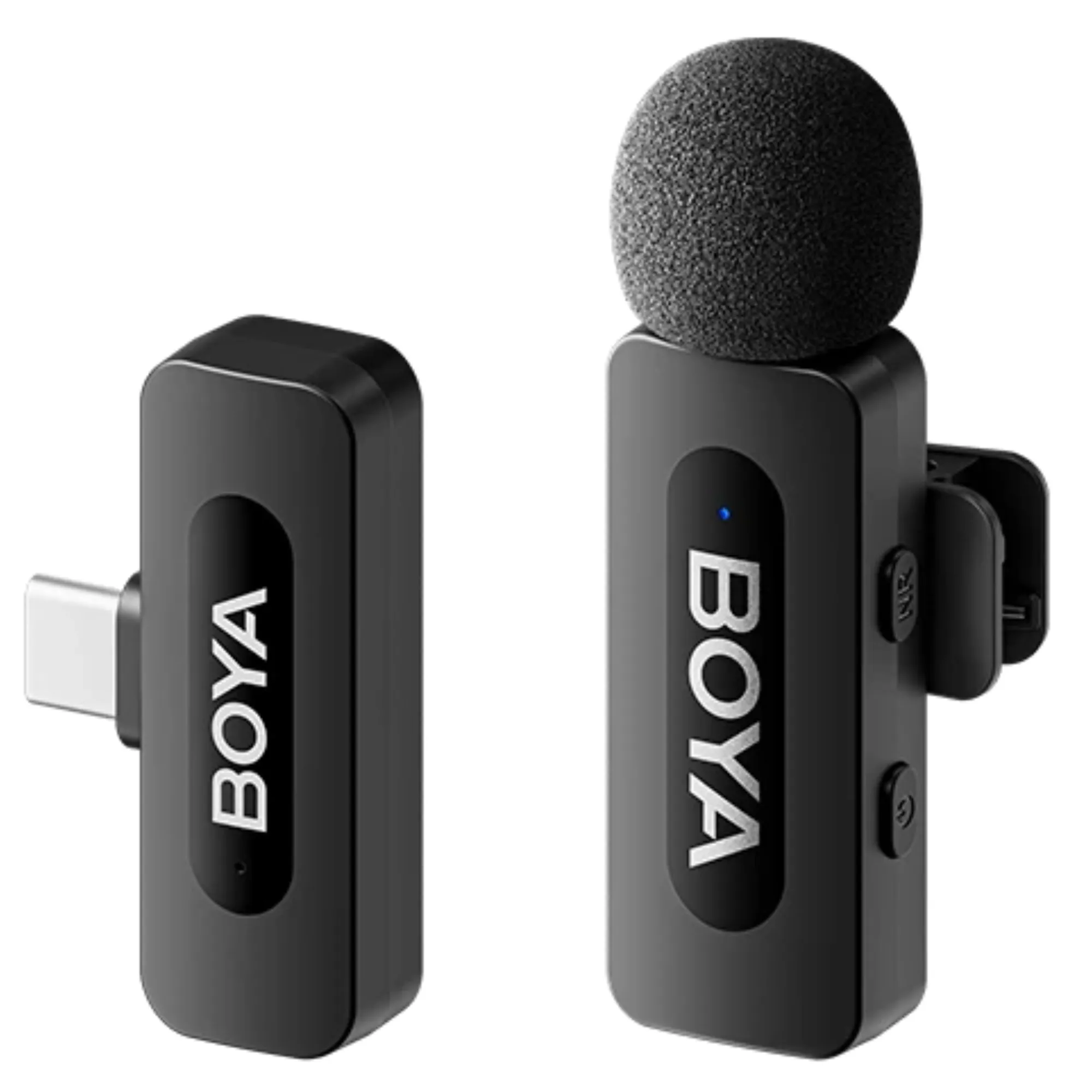 MICROFONO INALAMBRICO ULTRA COMPACTO*CONECTOR USB-C*MIC OMNIDIRECCIONAL 360°*CANCELACION DE RUIDO*ALCANCE 50MTS*