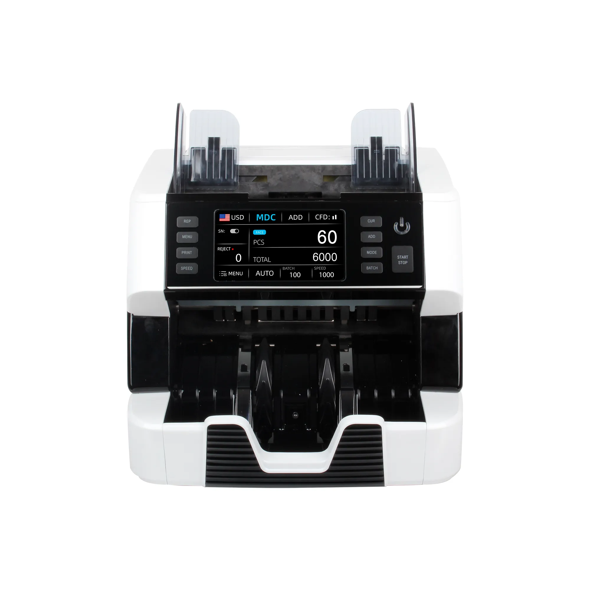 RECUENTO DE VALORES COMBINADOS PARA VARIAS MONEDAS IDENTIFICACIÓN AUTOMÁTICA DE MONEDA DETECCIÓN DE FALSIFICACIONES: IMAGEN, MAGNÉTICA, INFRARROJA, ULTRAVIOLETA