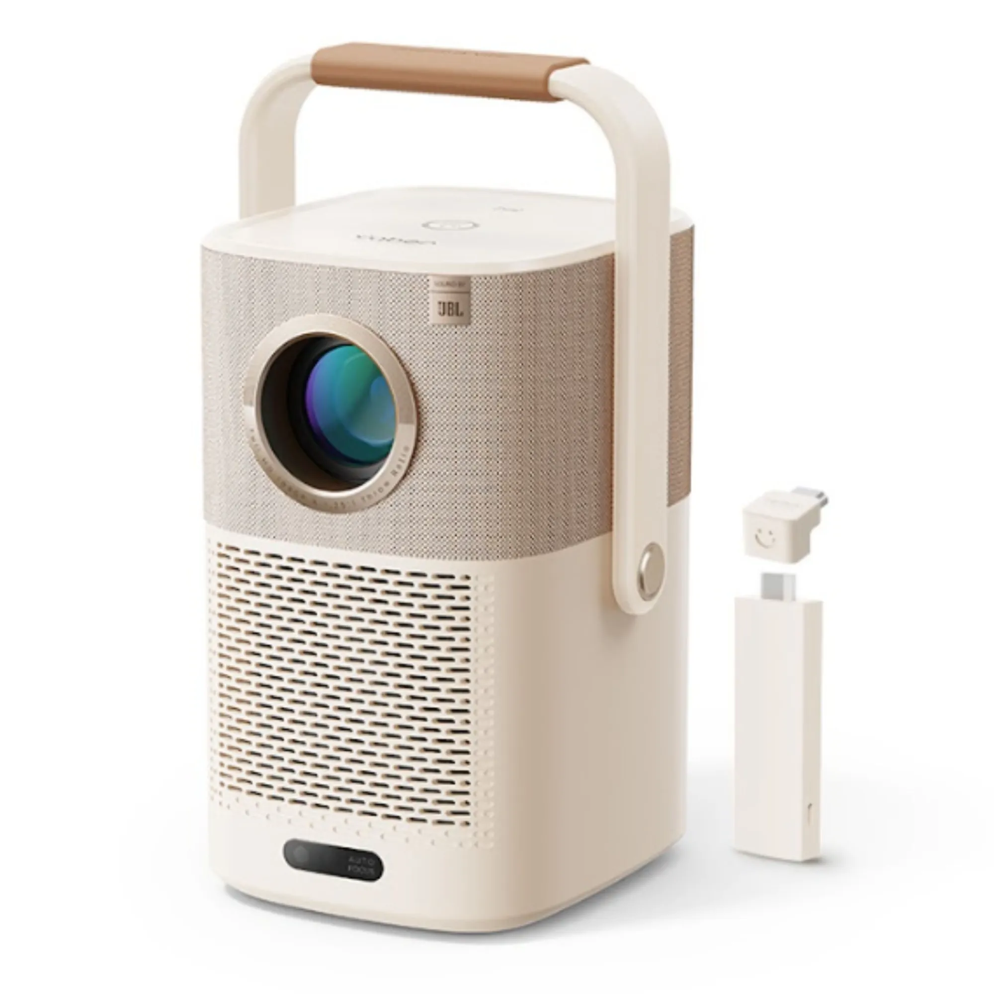 PROYECTOR YABER T2 PLUS 450 ANSI LUMENES*RESOLUCION NATIVA 1080P*PANTALLA 40"-120"*PARLANTES 5W JBL DOLBY AUDIO*INCLUYE DONGLE CON ANDROID TV LICENCIADO*BATERIA