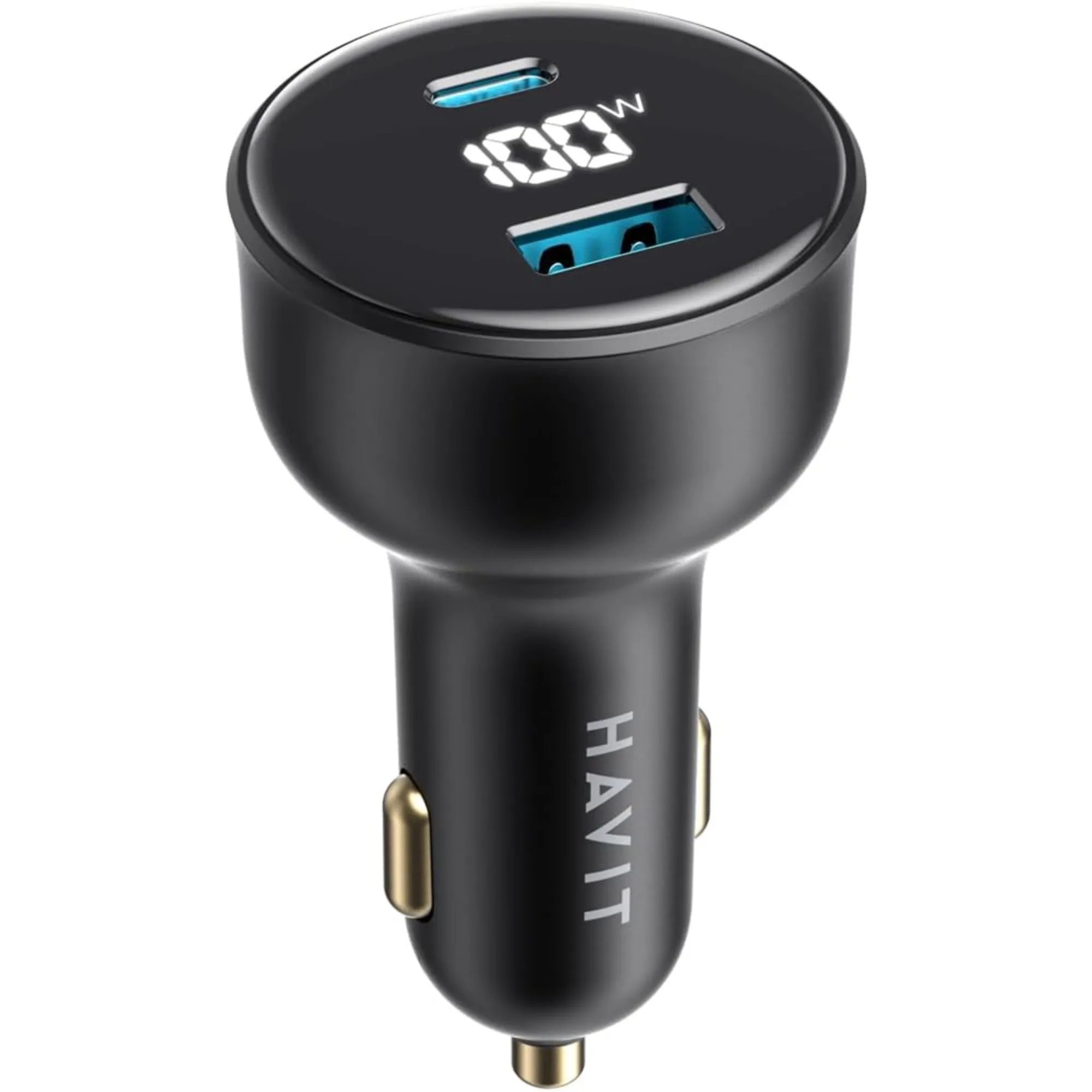 CARGADOR DE VEHICULO 100W*ENTRADA 12-24V/12A*USB C 5V-20V