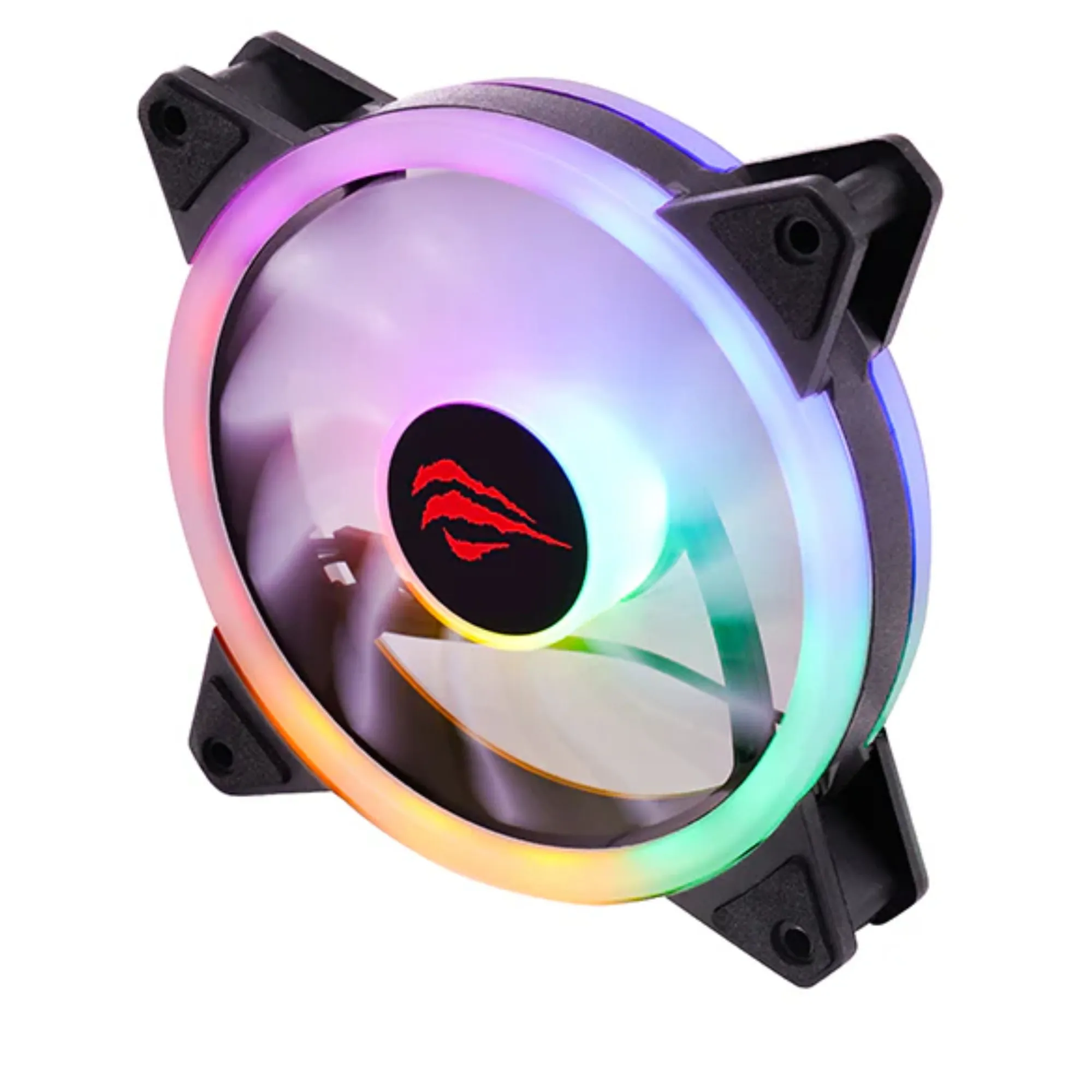 COOLER PARA CASE RGB*1200RPM*NIVEL DE RUIDO 35dBA*ALIMENTACION 4PINES MOLEX*DIMENSIONES 120X120X25mm