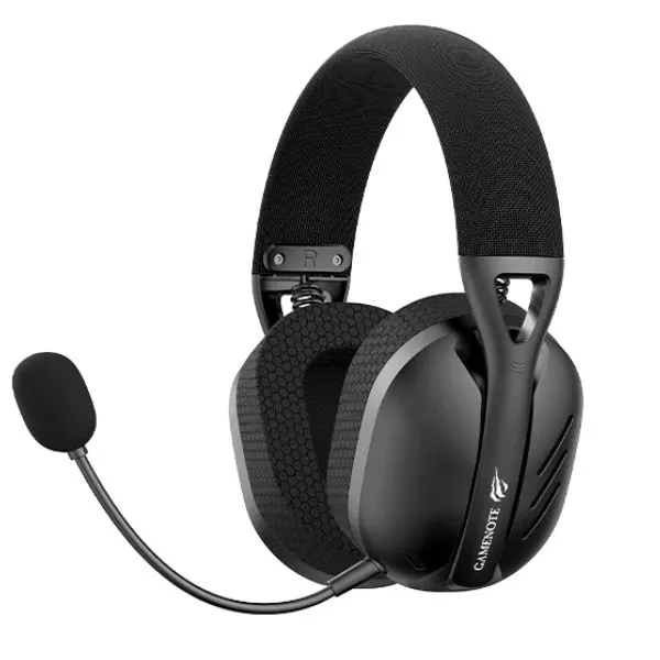 AUDIFONOS GAMER INALAMBRICOS NEGRO*MICROFONO DESMONTABLE*BATERIA DE 23HR EN MODO 2,4GHz/26HRS EN MODO BLUETOOTH*CONEXION USB/AUX*183 GRAMOS ULTRA LIGERO*