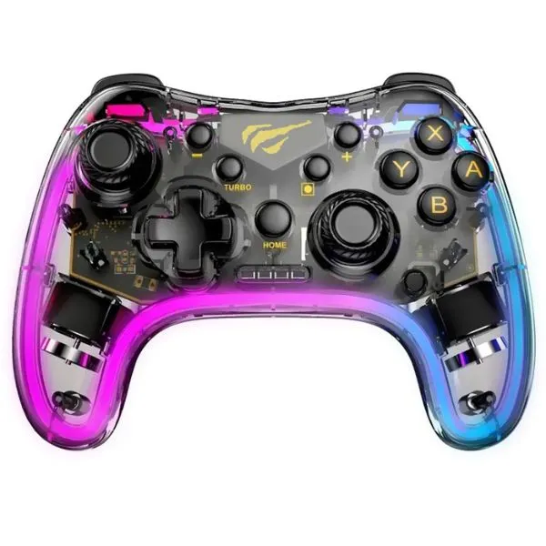 GAMEPAD MULTIPLATAFORMA RGB*ANDROID,TABLET,TV BOX,ANDROID TV*iOS 13.0+,TABLET PC*MODO MFI*NINTENDO SWITCH,PS4,STEAM*BATERIA INTERNA*PUERTO TIPO-C*FUNCION TURBO