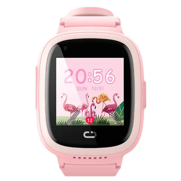 RELOJ ROSA CON GPS Y CAMARA*IP67 RESISTENTE AL AGUA*SOPORTA 4G PARA VIDEO LLAMADAS*CAMARA HD*BOTON DE EMERGENCIA*MONITOREO REMOTO