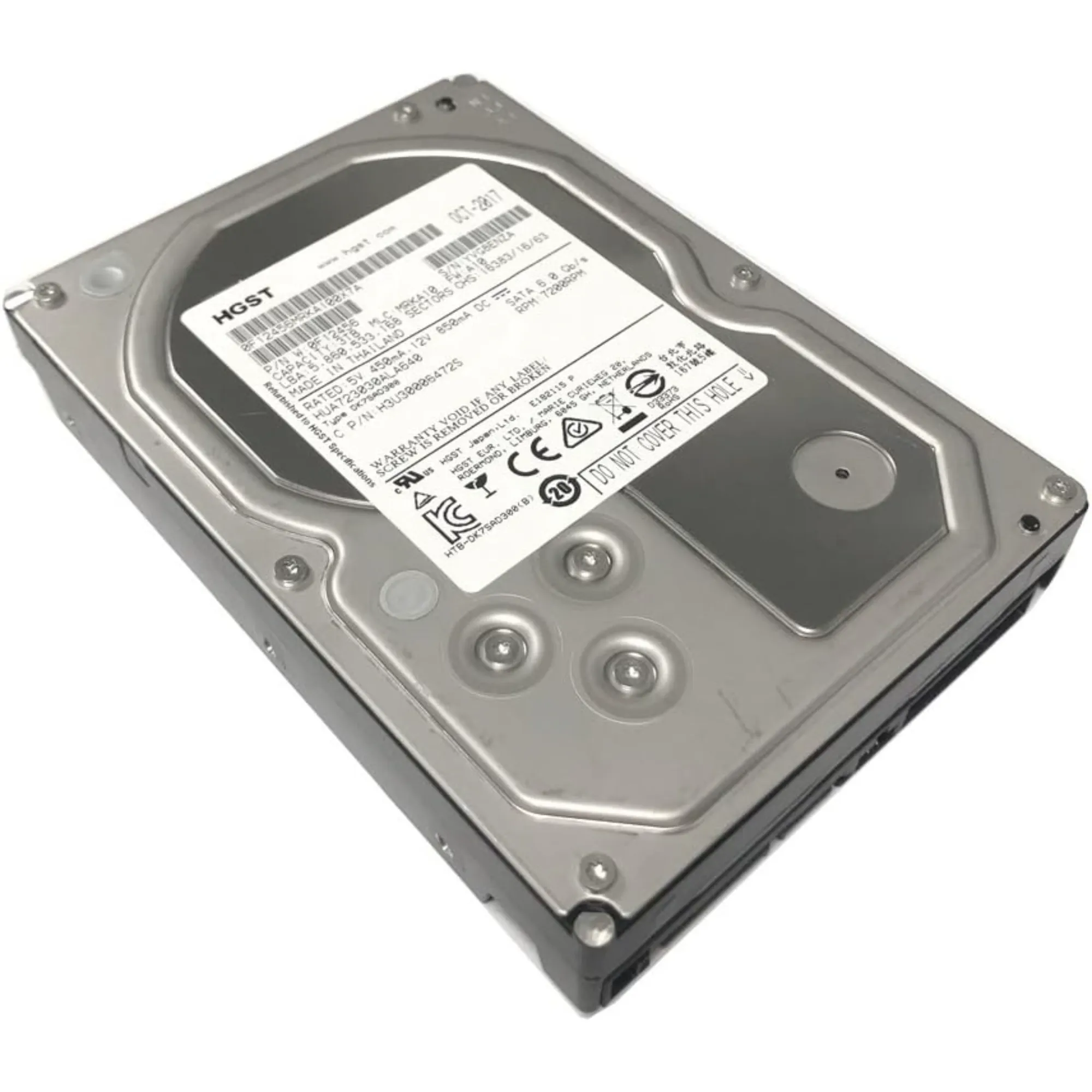 DISCO DURO NEW PULL 3TB HITACHI ULTRASTAR*ENTERPRISE 7200RPM*FUNCIONAMIENTO 24/7*CACHE 64MB*6GB/s*SOPORTA ARREGLOS RAID