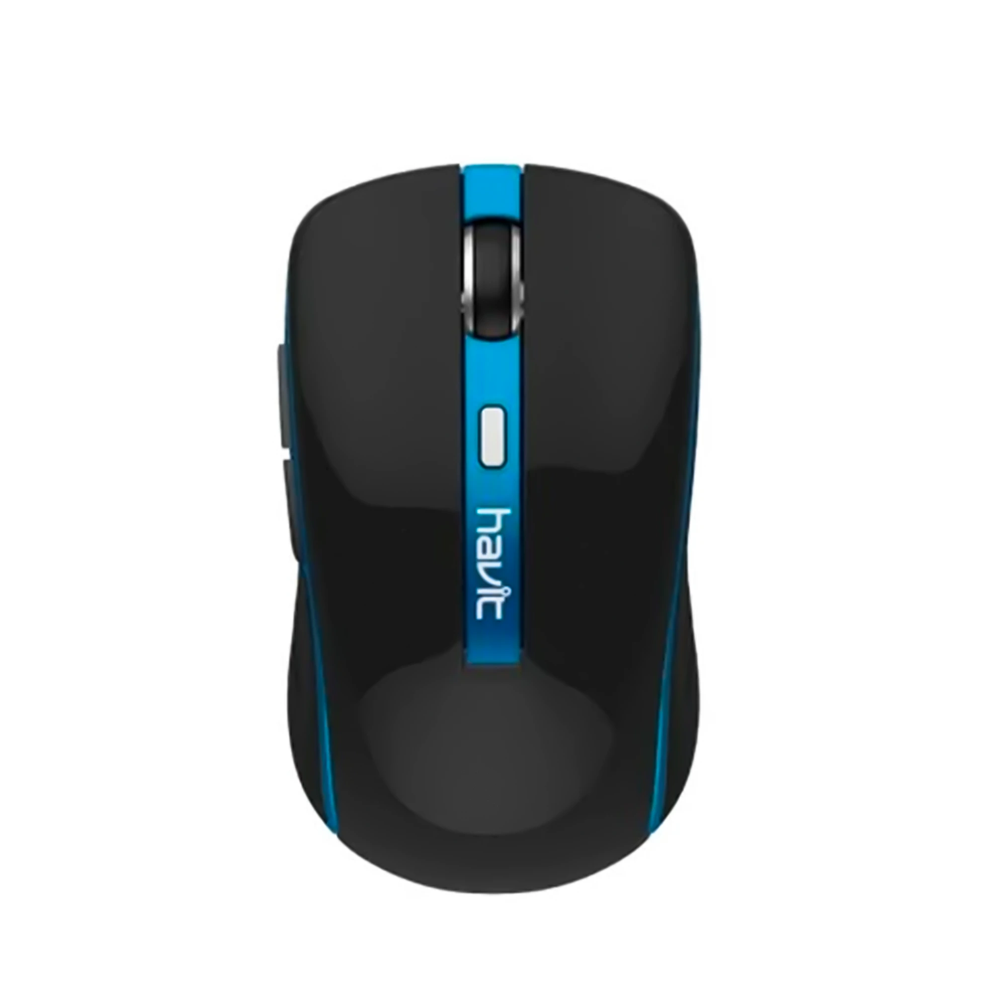 MOUSE INALAMBRICO NEGRO+AZUL*2.4GHz*ALCANCE 10MTS SIN OBSTACULOS*6 BOTONES*800/1200/1600DPI*1 BATERIA AA NO INCLUIDA