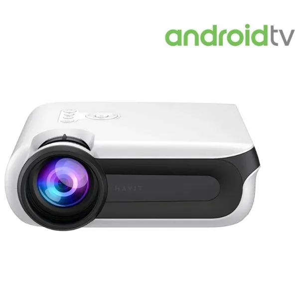 PROYECTOR FHD 1080P ANDROID*DOBLE BANDA 2.4GHz-5GHz*PROYECTA HASTA 220"*ALTAVOCES INCORPORADOS ESTEREO*350 LUMENES ANSI
