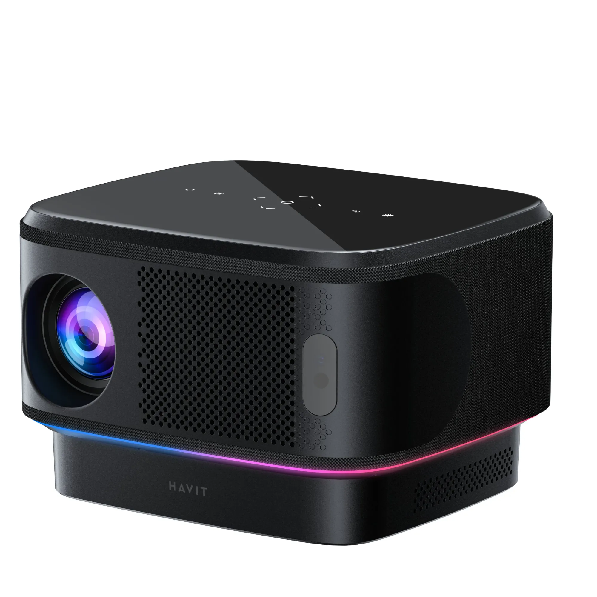 PROYECTOR FULL HD NATIVO ANDROID TV*550 LUMENES ANSI*PANTALLA 40"-120"*LENTE DE 40,000Hr DE VIDA*ALTAVOZ HIFI*AV/ USB/ HDMI-compatible*2/ jack3.5mm