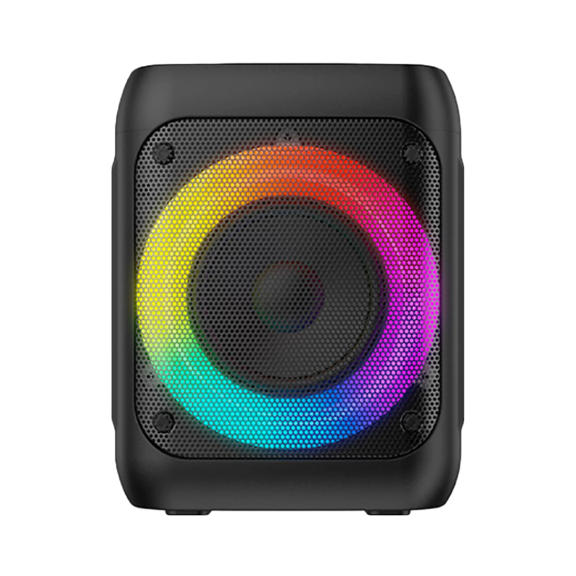 ALTAVOZ BLUETOOTH RGB 4"*POTENCIA 8W*BLUETOOTH V5.0 ALCANCE 10M*SOPORTA BT,TWS,AUX,MICRO SD,USB,FM,MICROFONO