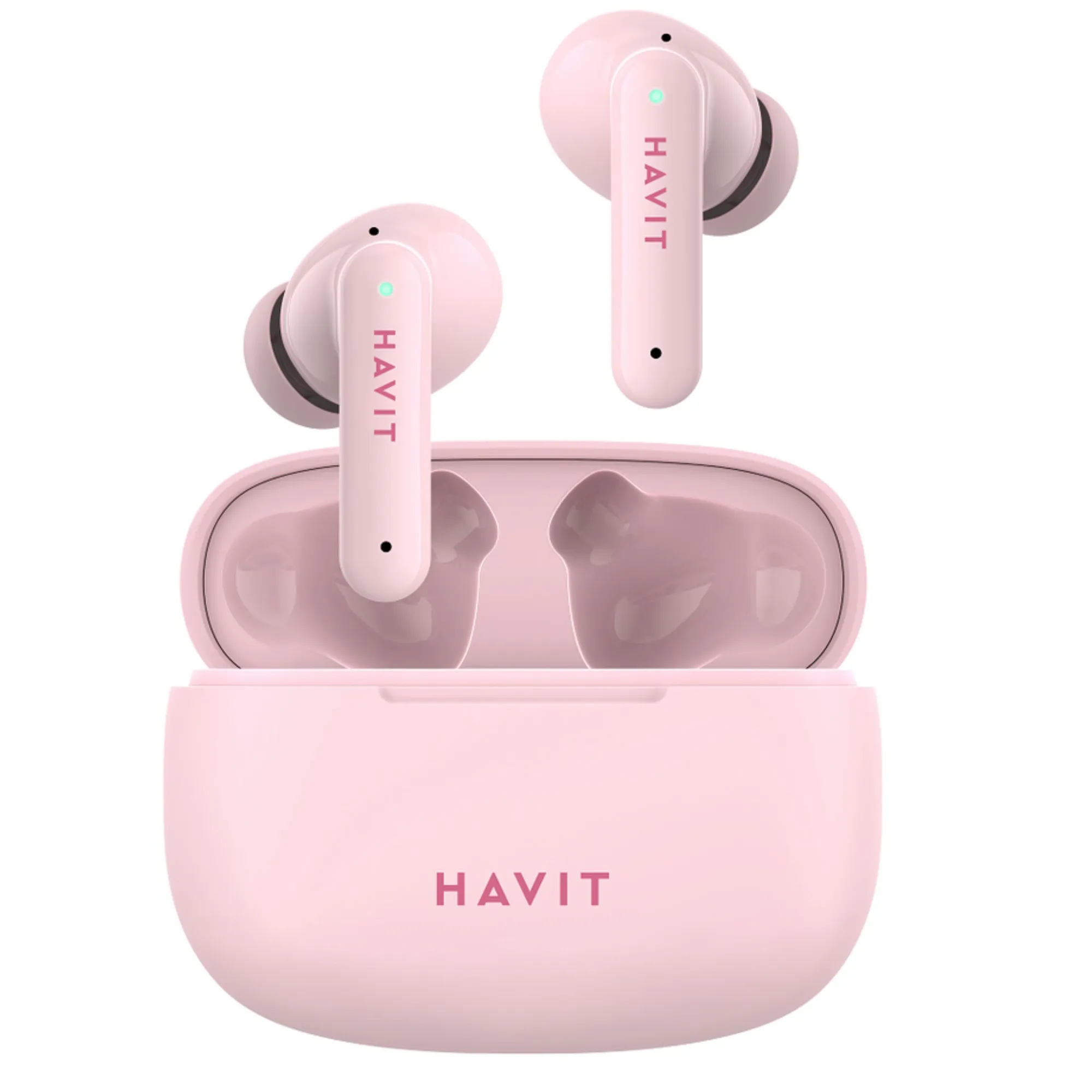 AURICULARES INALAMBRICOS ESTEREO ROSA*TAMAÑO COMPACTO*CONTROL TACTIL*LLAMADAS NITIDAS*GRAVES POTENTES