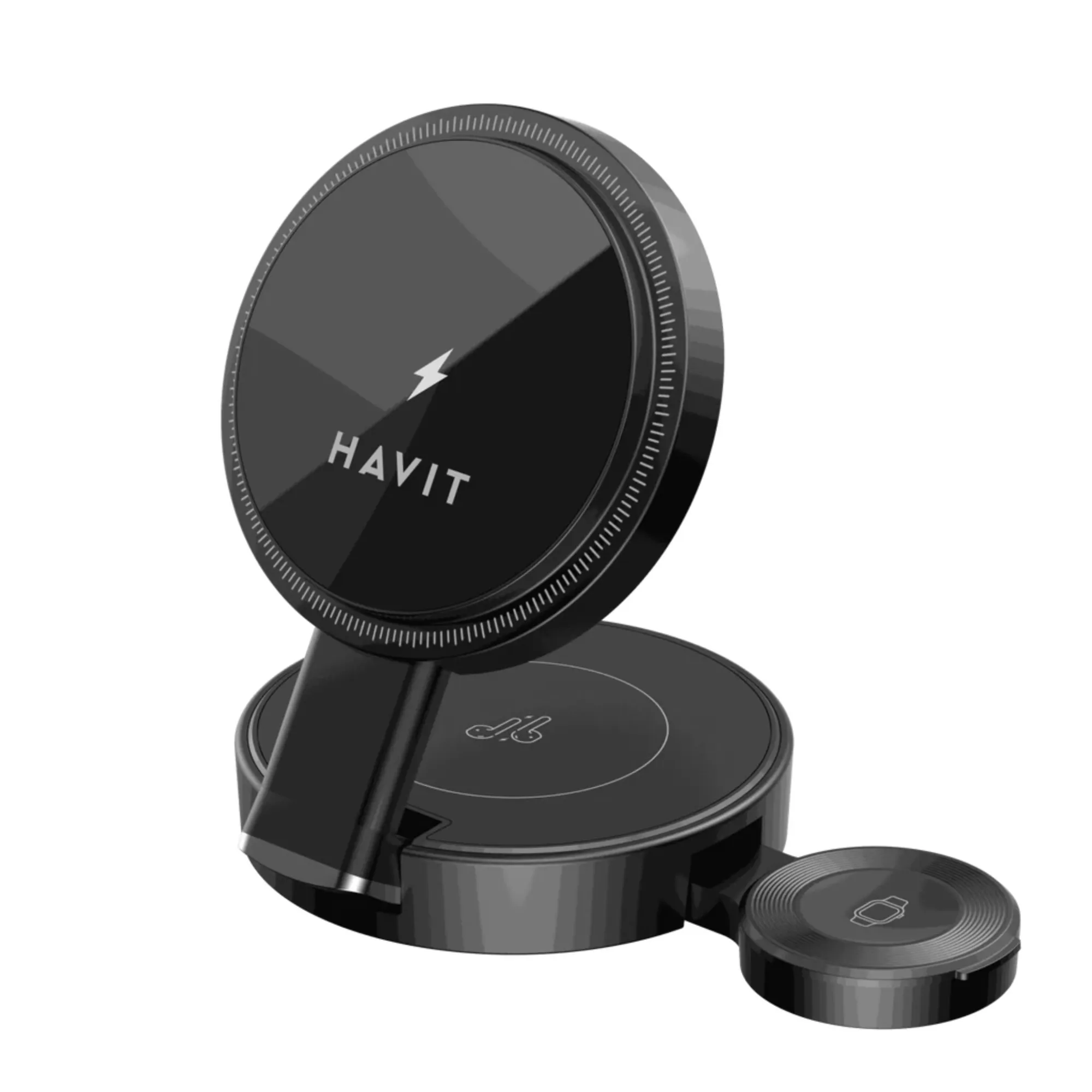 ESTACION DE CARGA 3 EN 1 PLEGABLE*CARGA RAPIDA Y EFICIENTE*TELEFONOS 15W/iWATCH 3W/AURICULARES 5W*DISEÑO PREMIUM Y COMPACTO