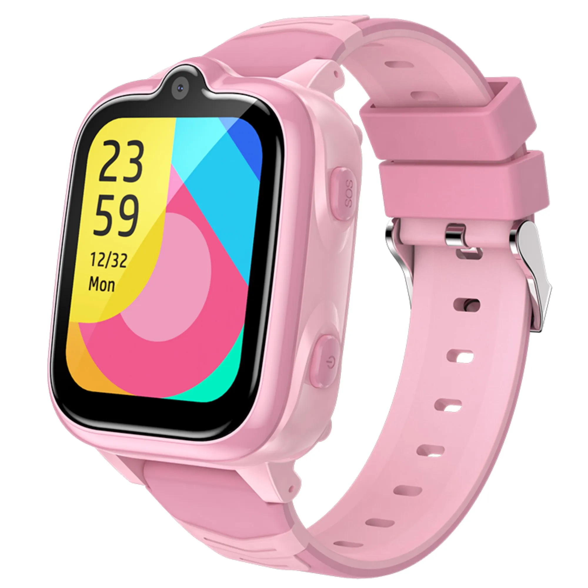RELOJ GPS CON CAMARA PARA NIÑAS*1GB RAM / 8GB ROM*PANTALLA 1,83" 680mAh 2-3 DIAS DE BATERIA*ROSADO